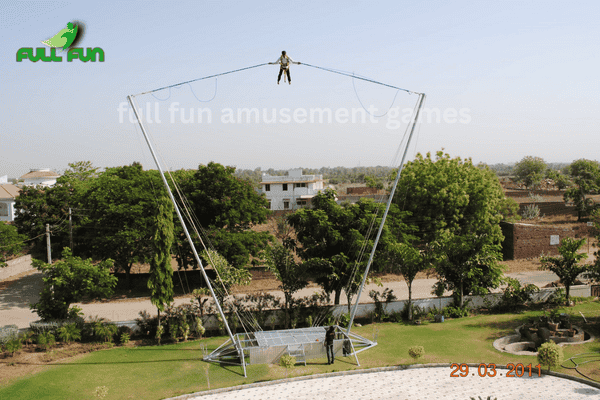 Aluminum Bungee Jumping Trampoline